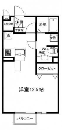 ＴＸハイム1F　白黒